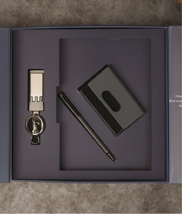 Slate Monochrome Minimalist Desk Gift Set